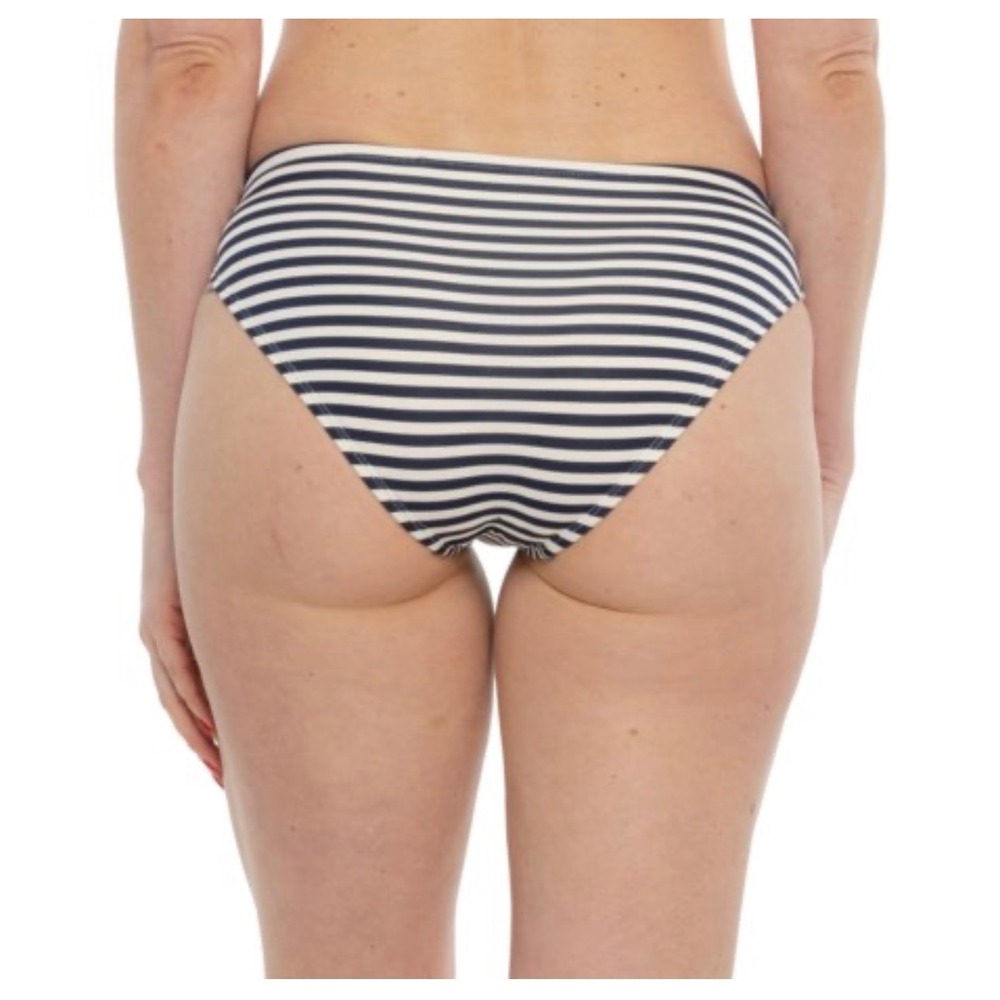 Carve Designs St. Barth Bikini Bottoms Navy Blue White Striped Womens Size Small